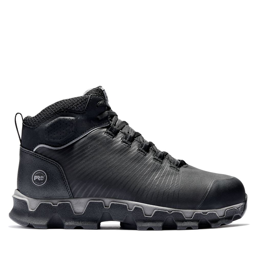 Botas Pro Timberland Hombre Pro Powertrain Sport Mid Alloy Toe Eh Work Shoes Negras - Chile AYE-8036